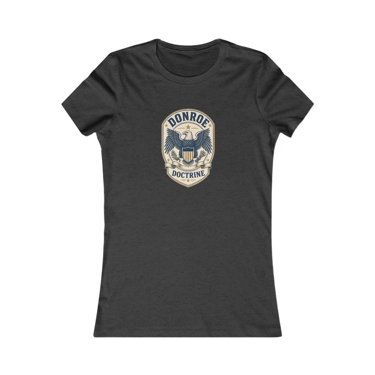Donroe Doctrine Badge Women's Slim Fit Tee
