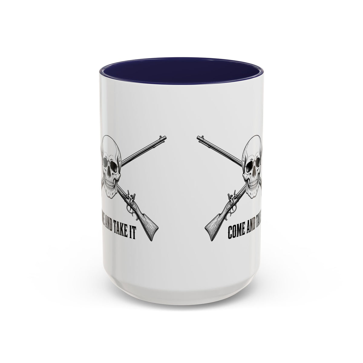 Come and Take It Jolly Roger Accent Mug