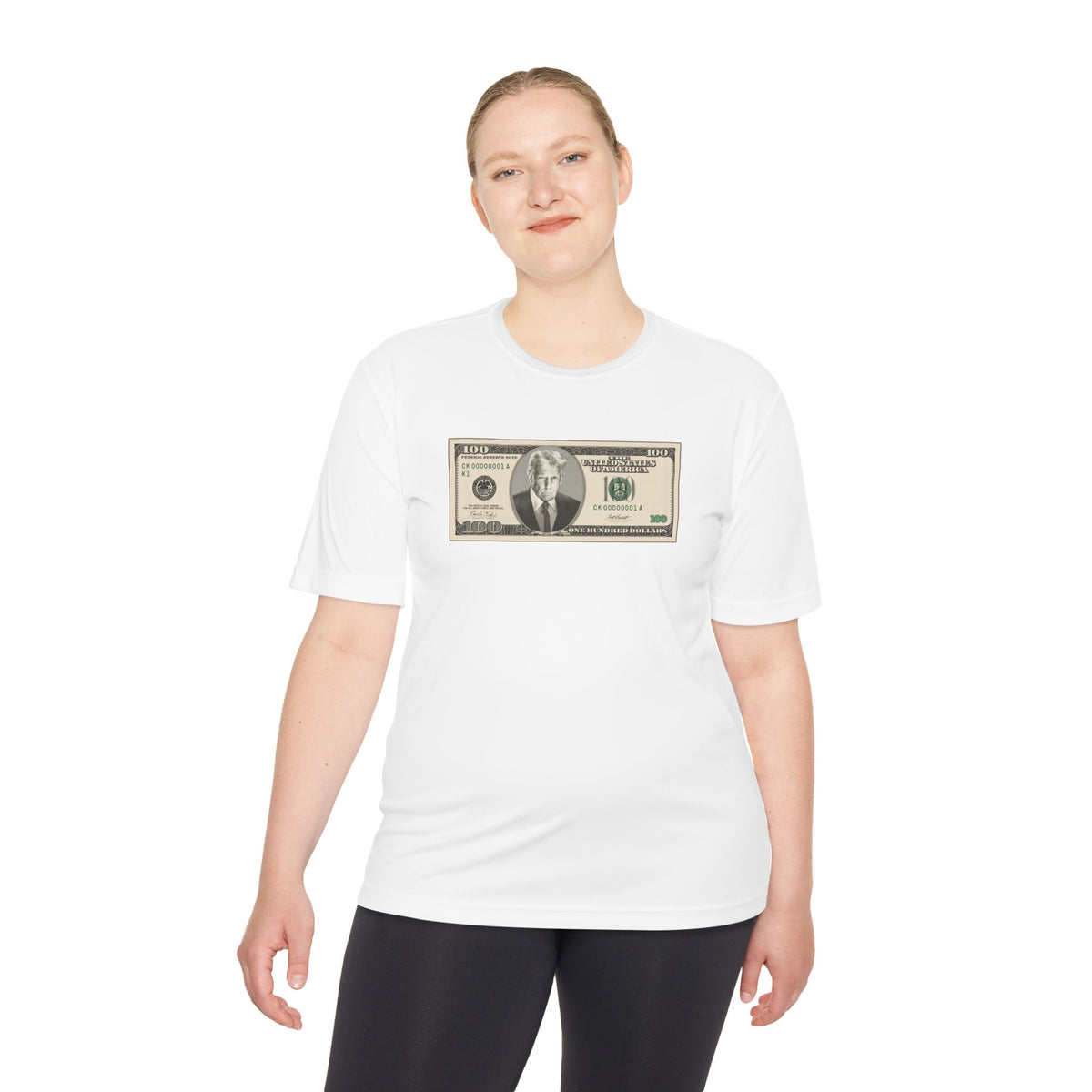 Trump $100 Bill Men's Dry-Fit Performance Tee