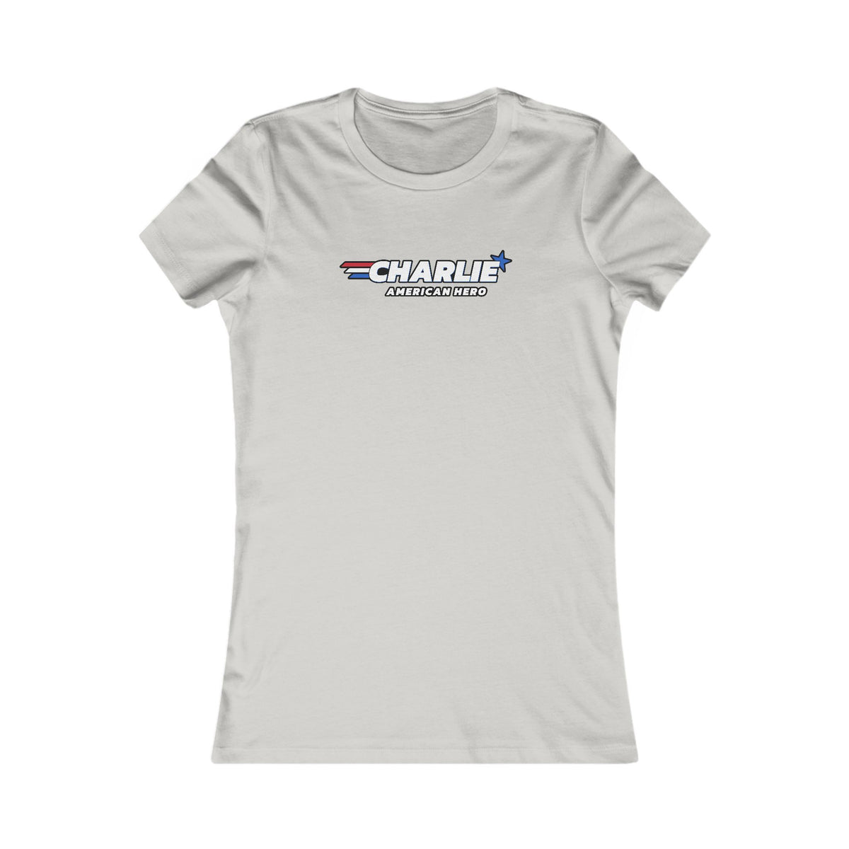 Charlie American Hero Women's Slim Fit Tee