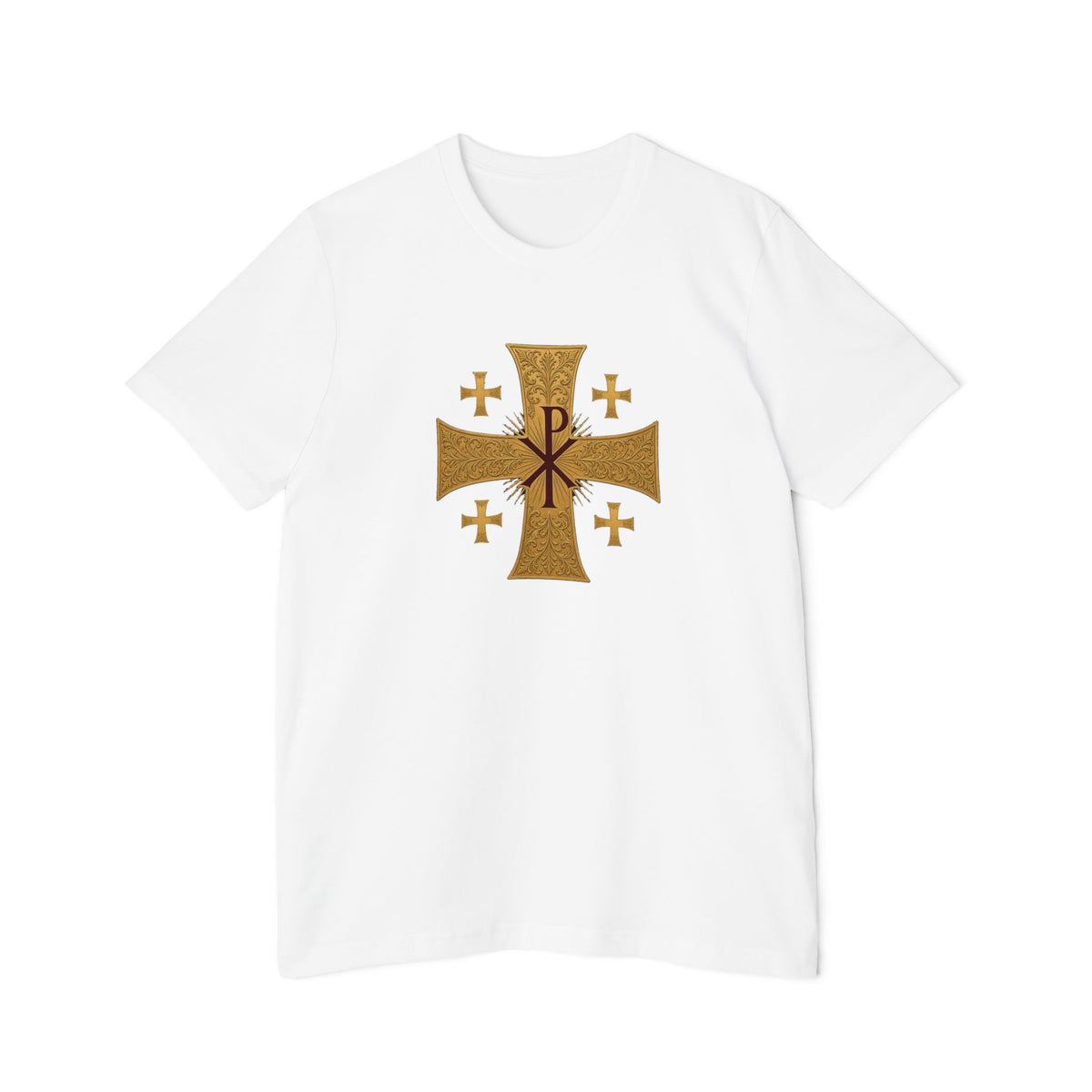 Chi-Rho Jerusalem Cross Lightweight Tee