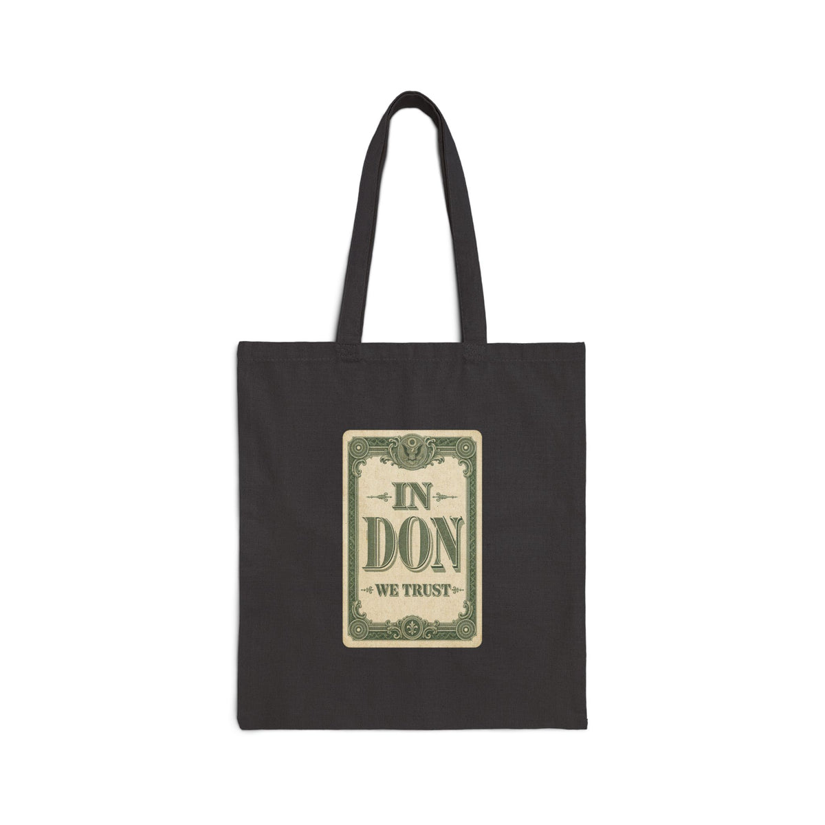 In Don We Trust Card Canvas Tote Bag