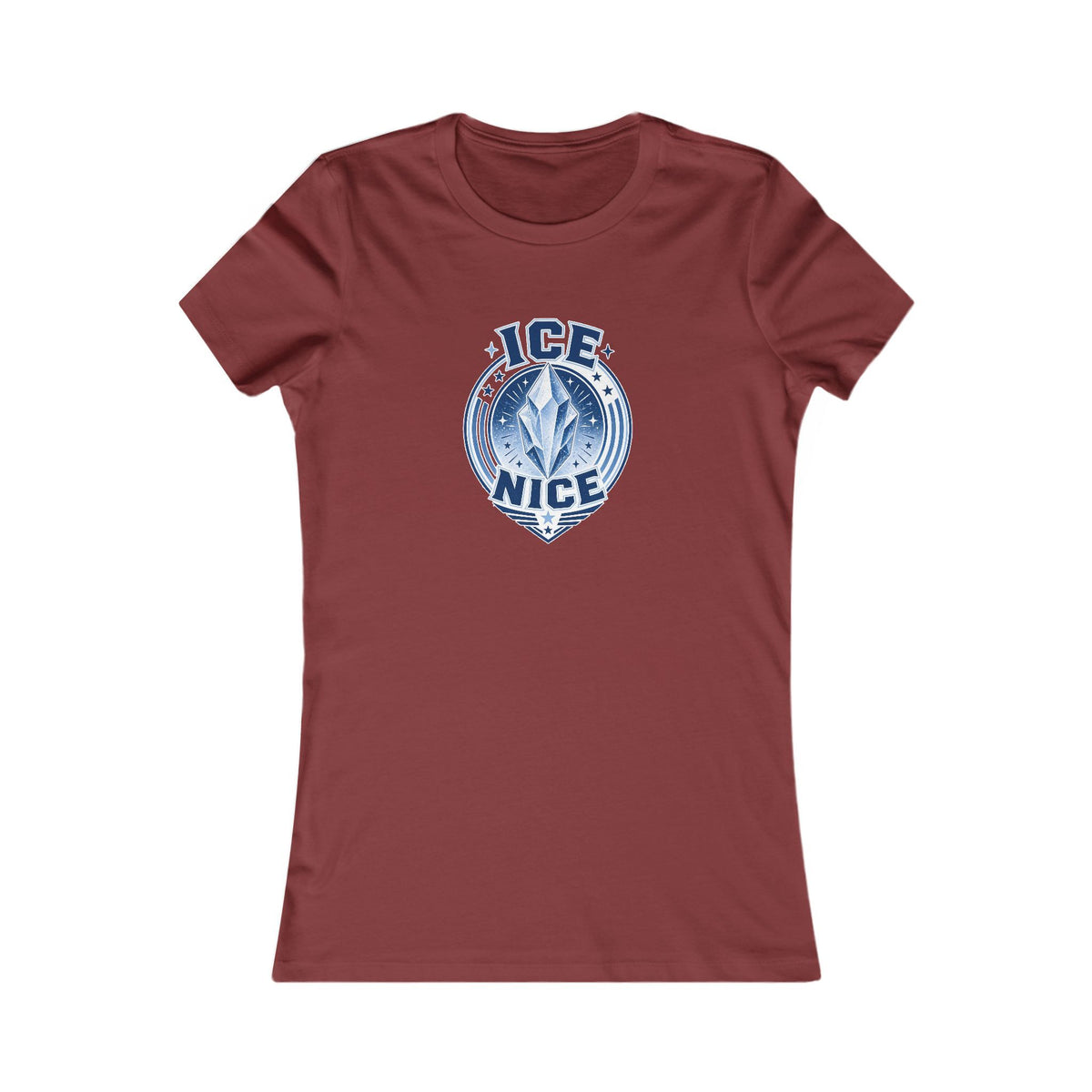 ICE is NICE Badge Women's Slim Fit Tee