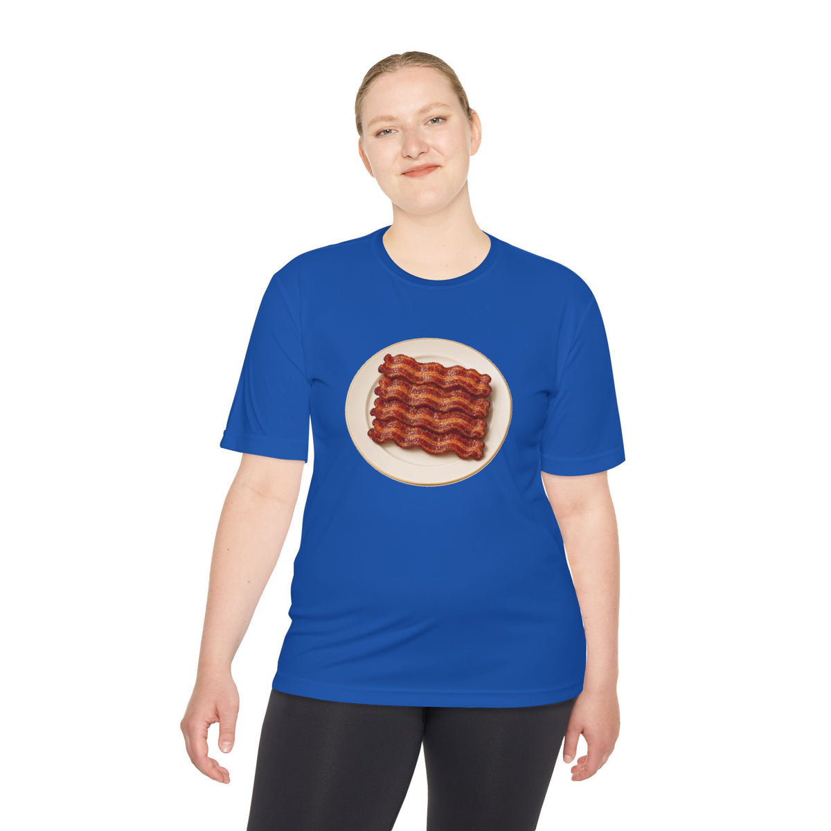 Bacon Stack Plate Men's Dry-Fit Performance Tee
