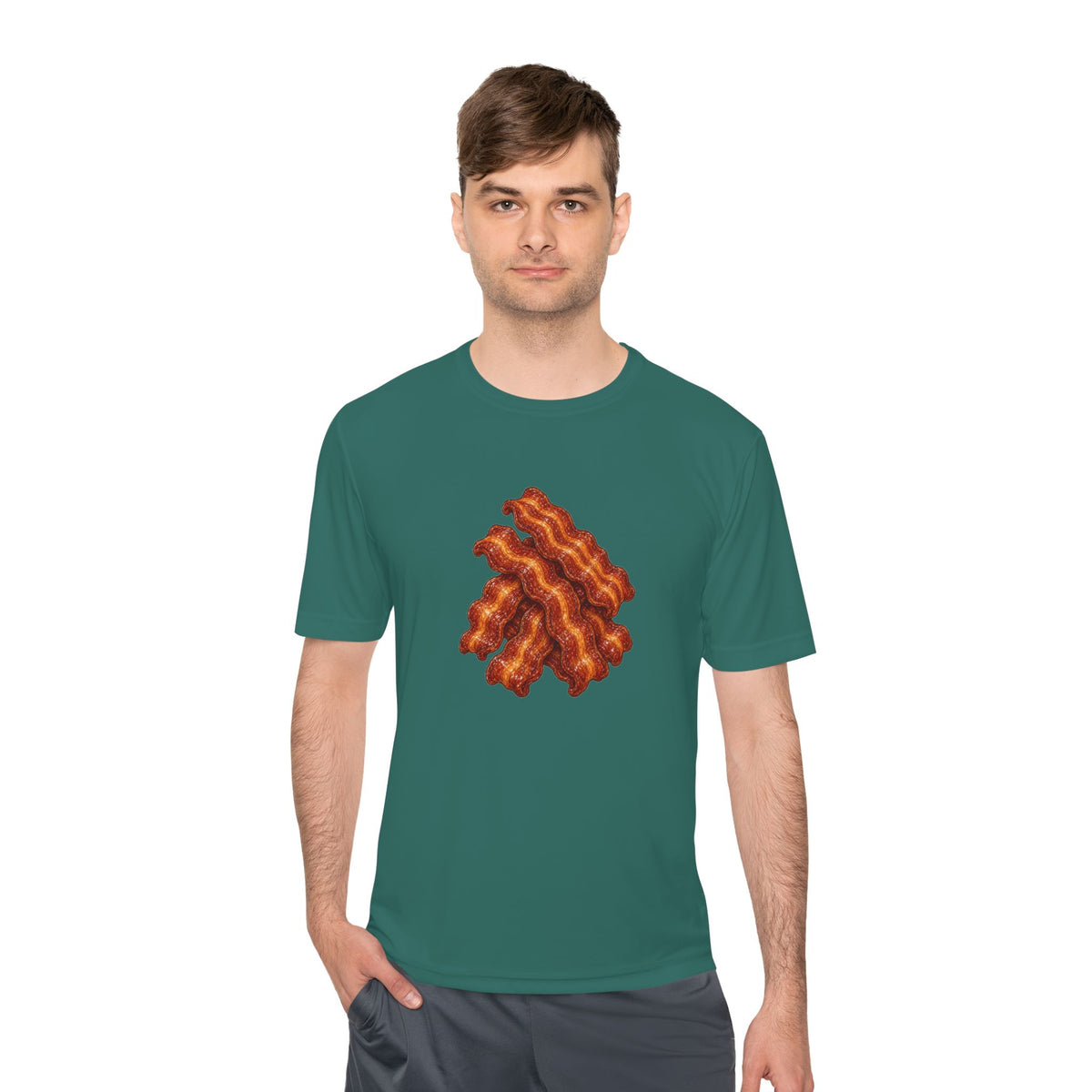 Bacon Pile Men's Dry-Fit Performance Tee