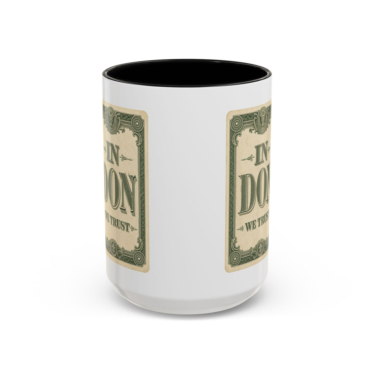 In Don We Trust Card Accent Mug