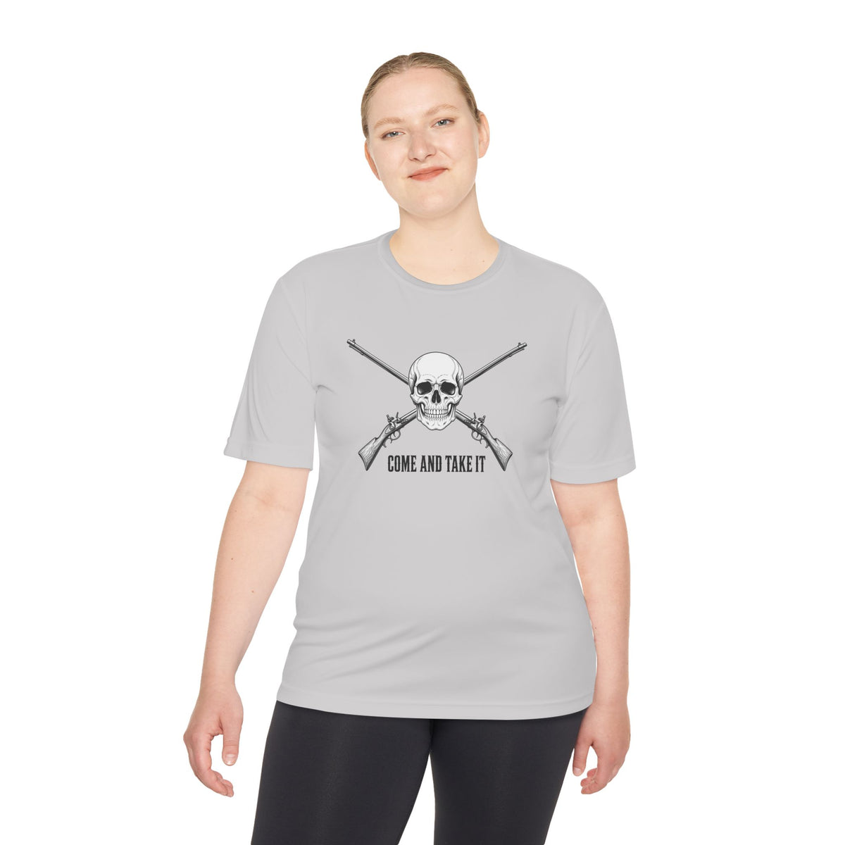 Come and Take It Jolly Roger Men's Dry-Fit Performance Tee