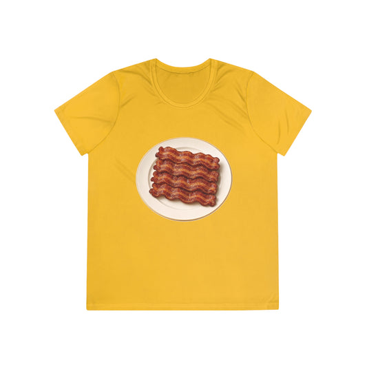 Bacon Stack Plate Women's Dry-Fit Performance Tee