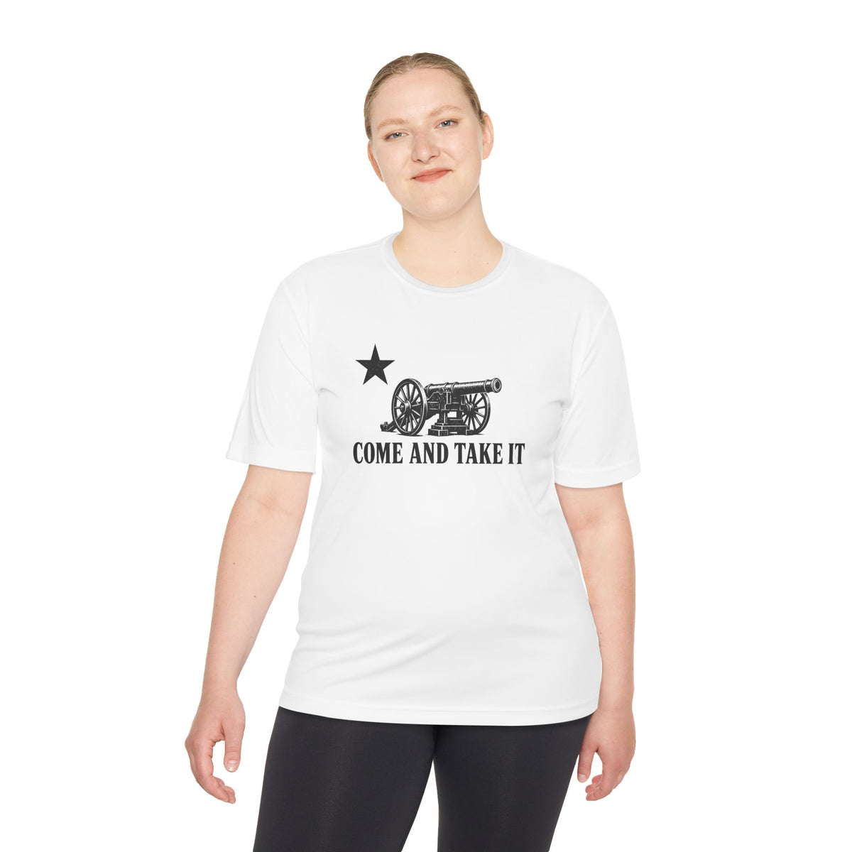 Come and Take It Cannon Men's Dry-Fit Performance Tee
