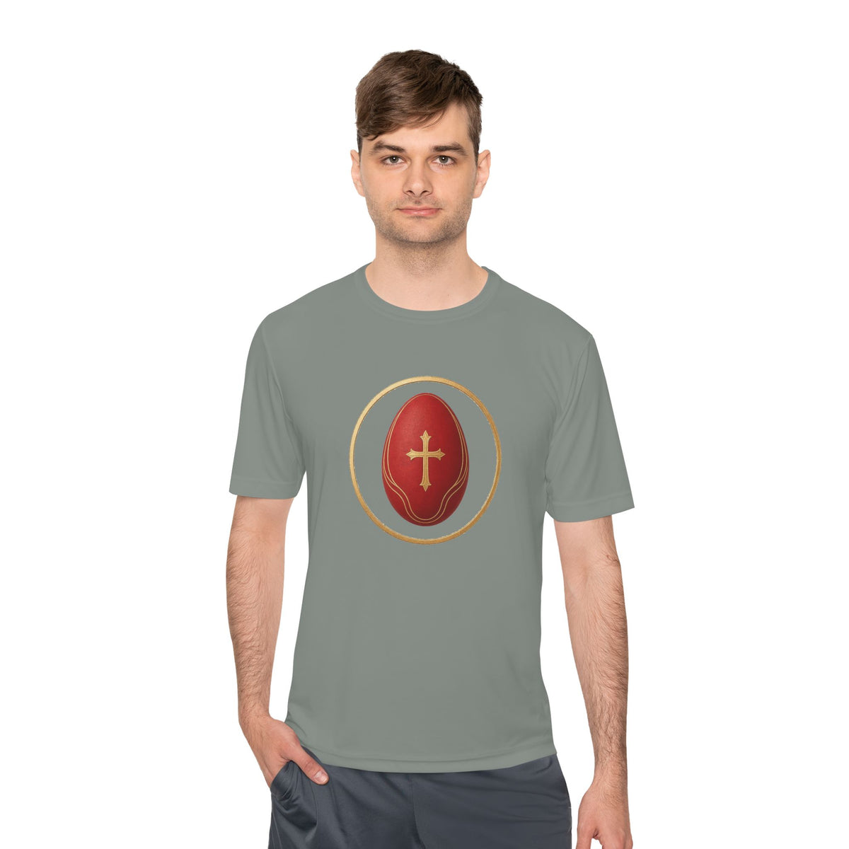 He Is Risen Men's Dry-Fit Performance Tee