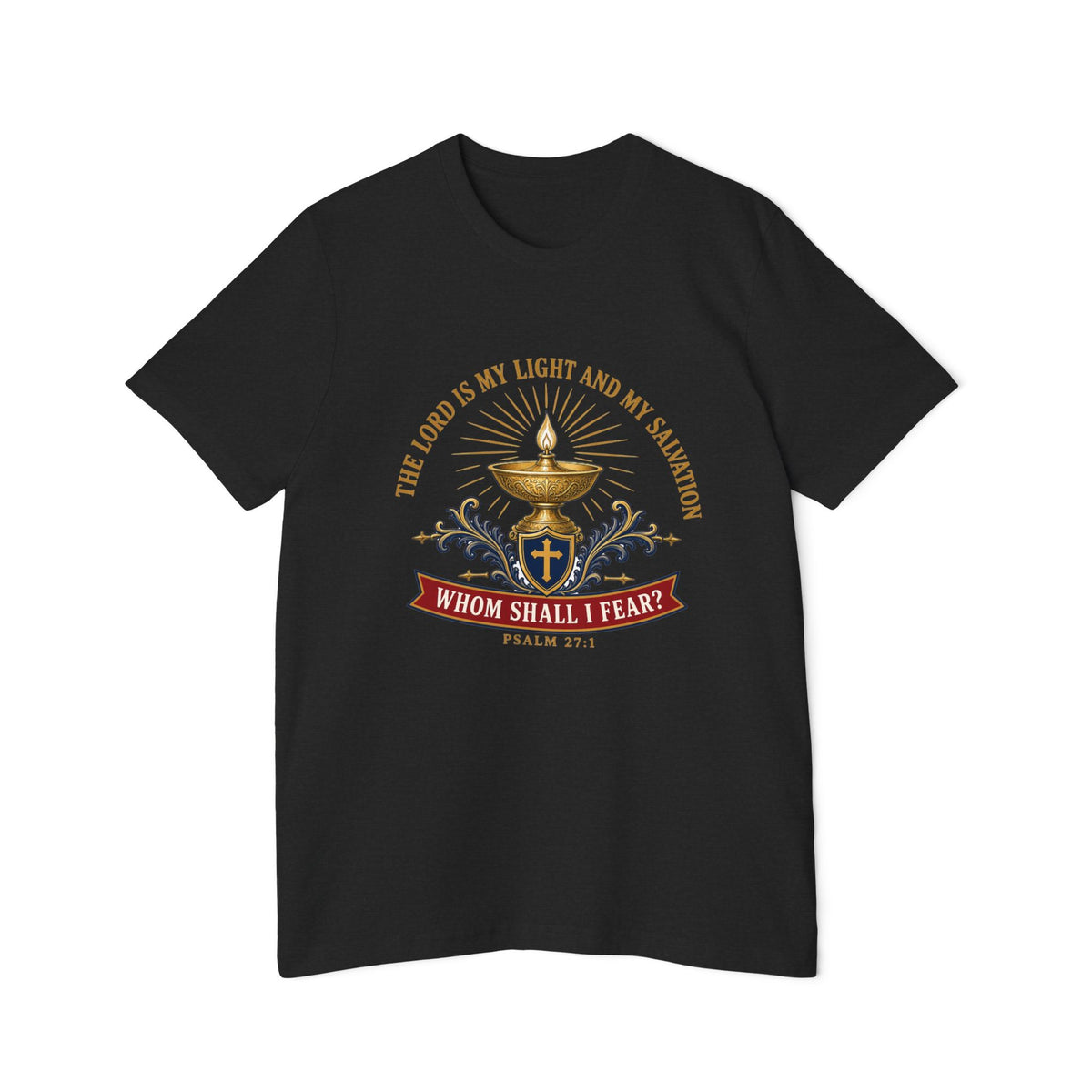 Light & Salvation Psalm 27:1 Lightweight Tee