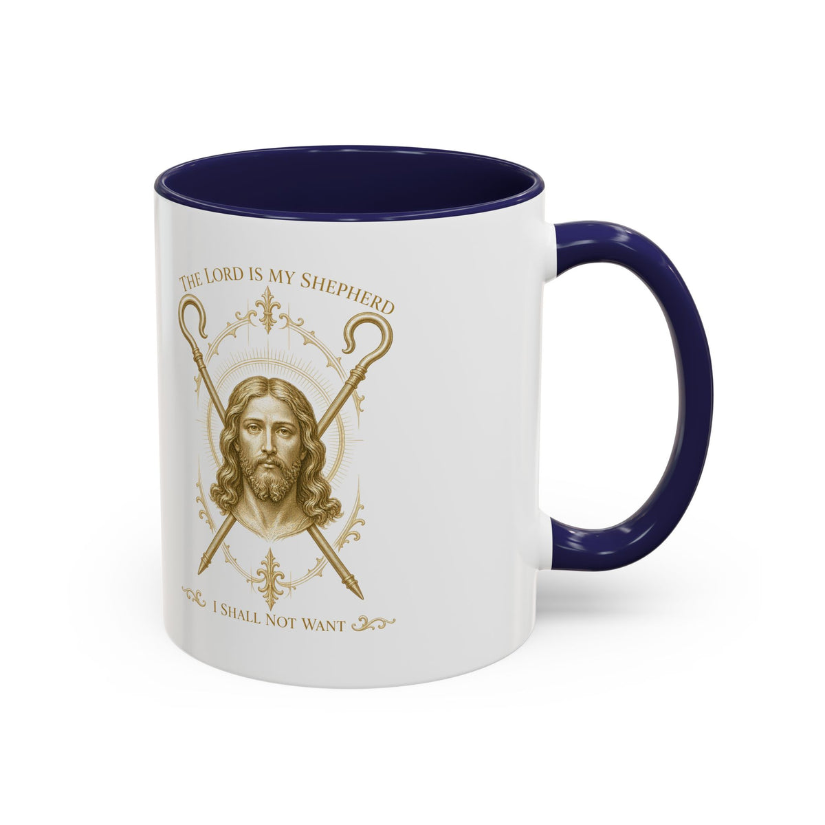 The Lord Is My Shepherd Psalm 23:1 Accent Mug