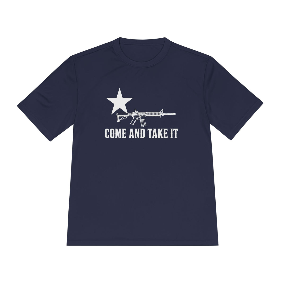 Come and Take It Rifle Men's Dry-Fit Performance Tee - Dark Colors