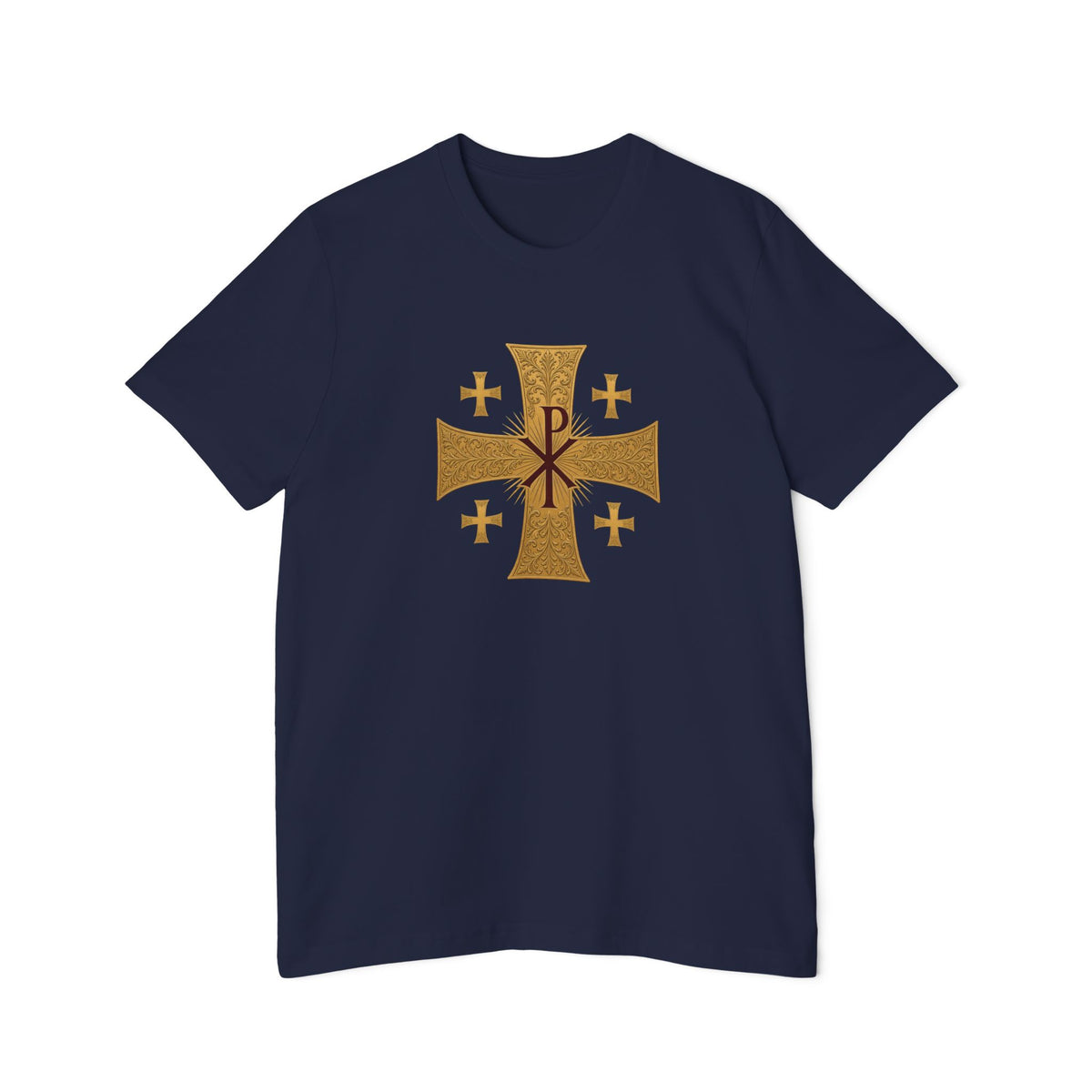 Chi-Rho Jerusalem Cross Lightweight Tee