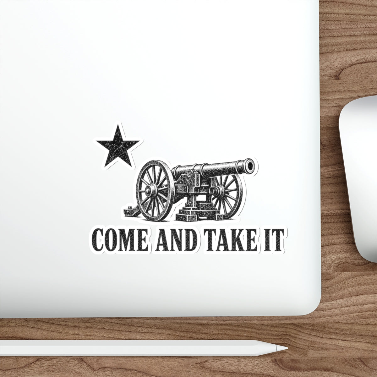 Come and Take It Cannon Die-Cut Sticker