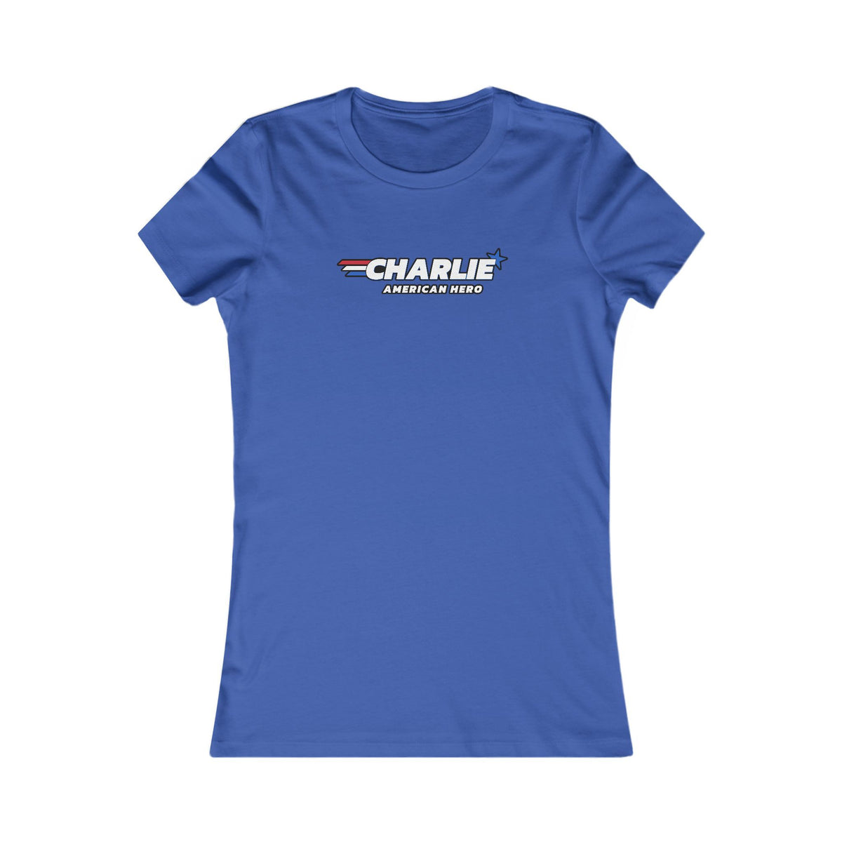 Charlie American Hero Women's Slim Fit Tee