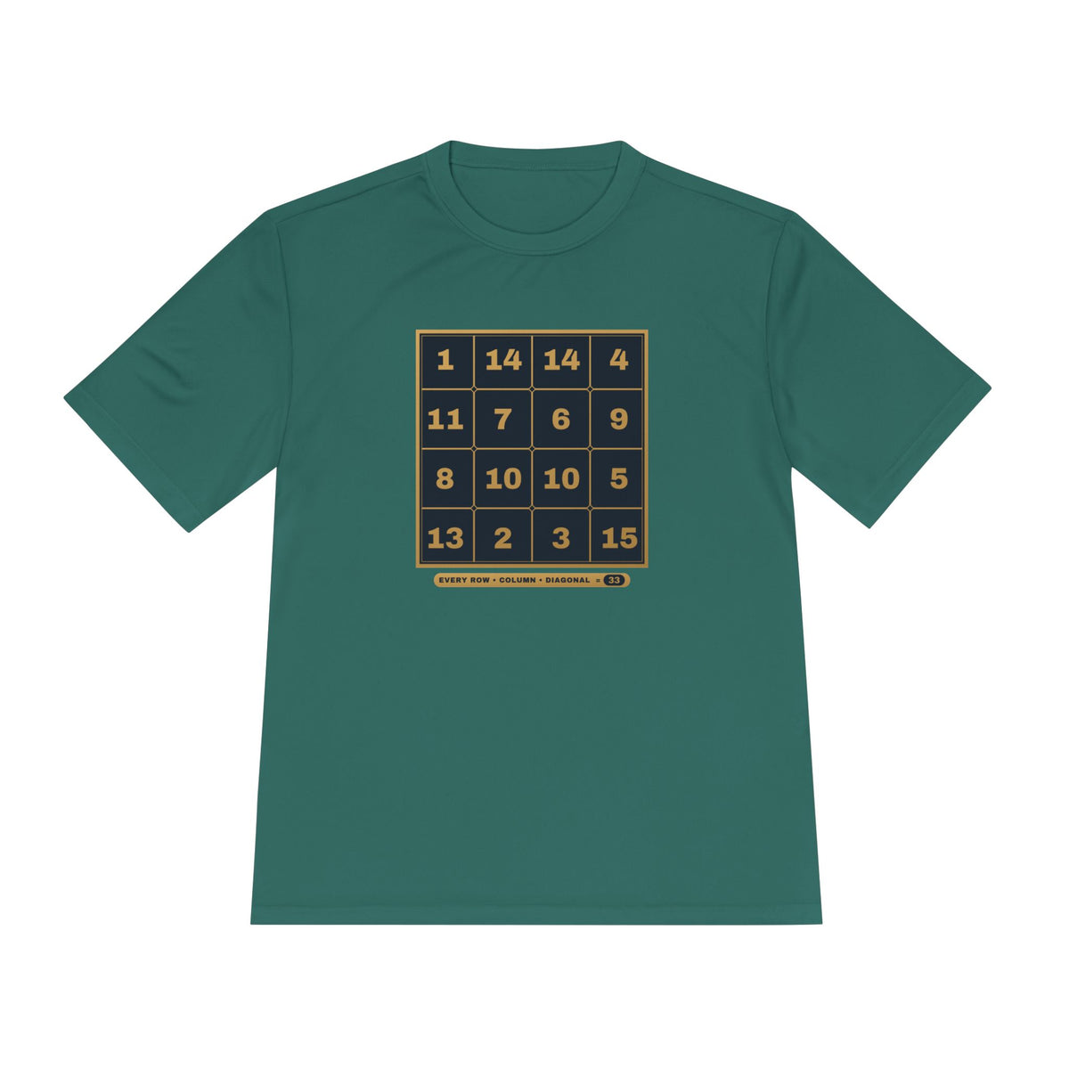 Magic Square 33 Alpha & Omega Men's Dry-Fit Performance Tee