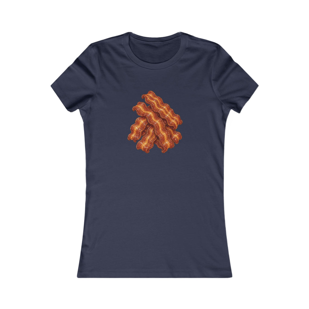 Bacon Pile Women's Slim Fit Tee