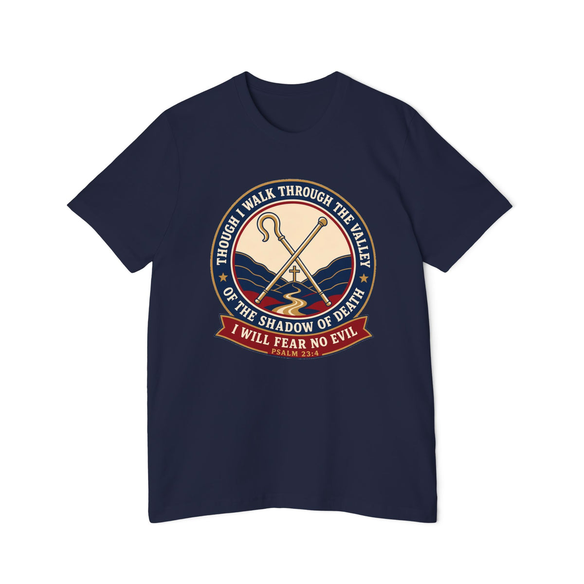 Fear No Evil Psalm 23:4 Lightweight Tee
