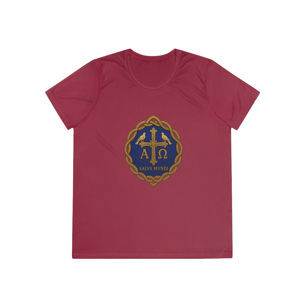 Salus Mundi Mosaic Cross Women's Dry-Fit Performance Tee
