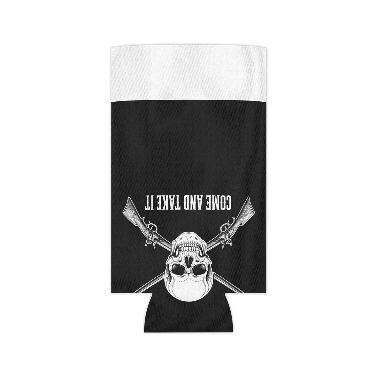 Come and Take It Jolly Roger Can Cooler