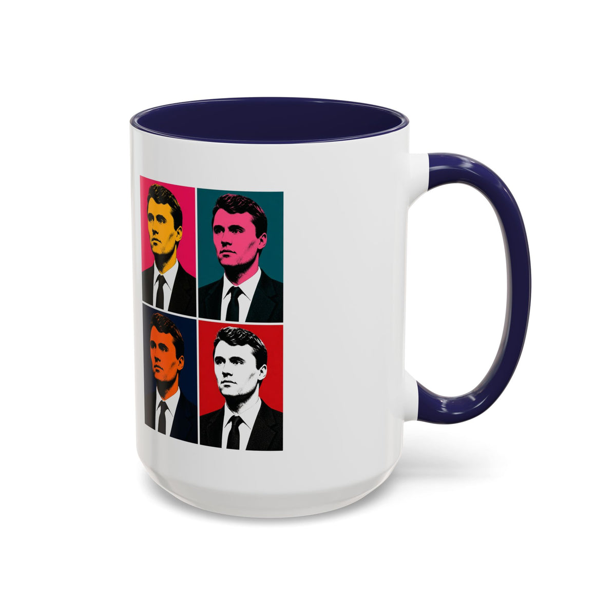 Charlie Pop Art Accent Mug