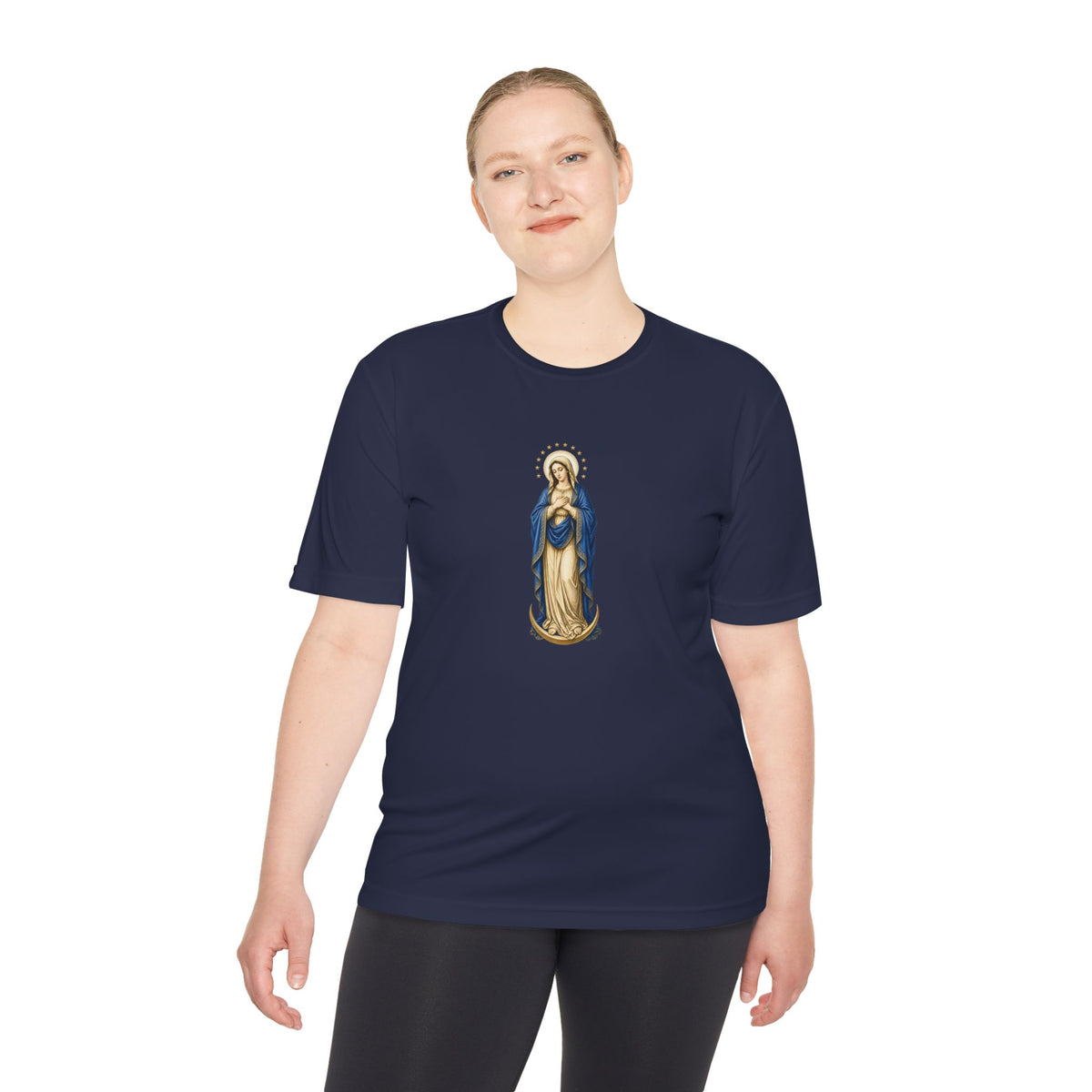 Mary, Crown of Twelve Stars Men's Dry-Fit Performance Tee