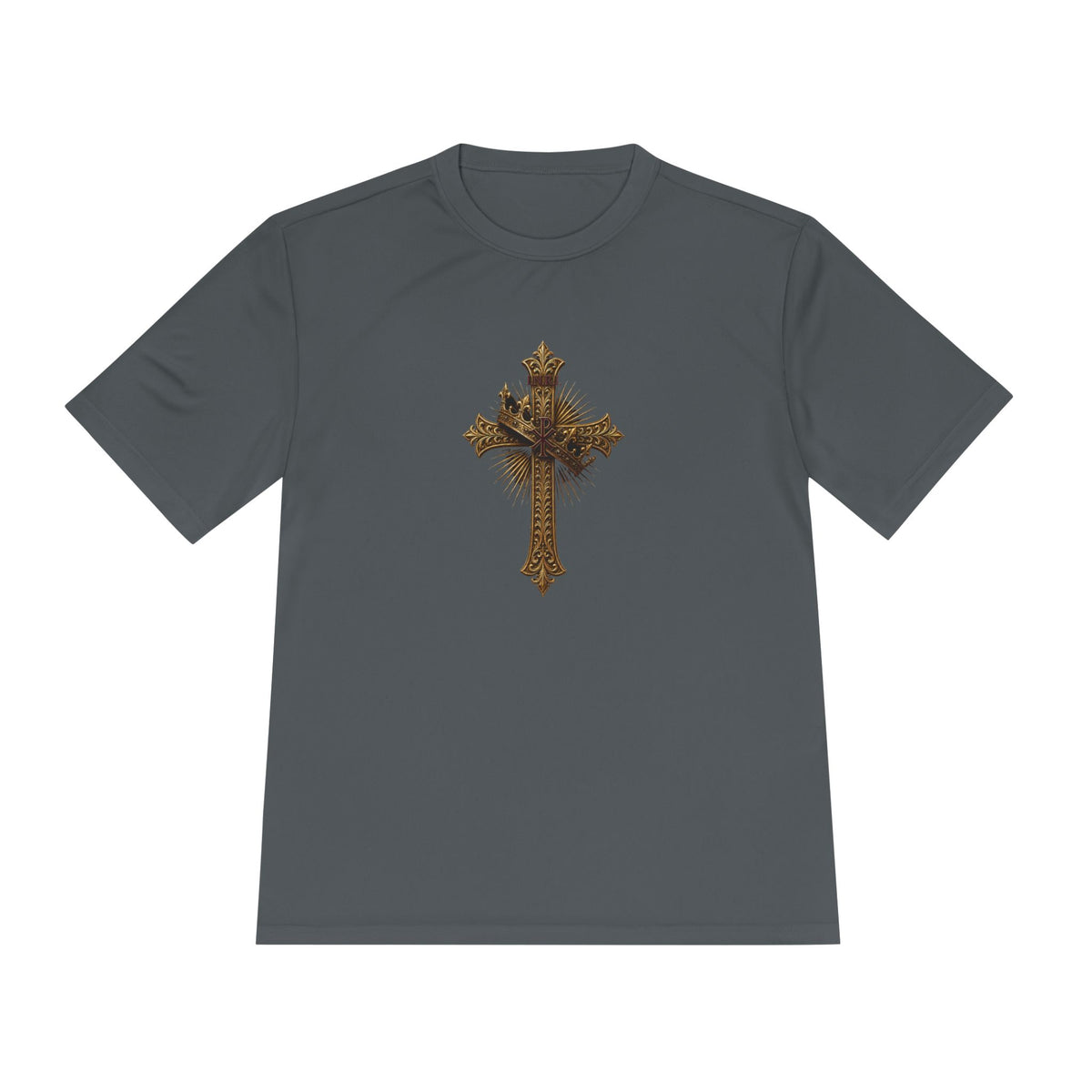 INRI Crowned Cross Men's Dry-Fit Performance Tee