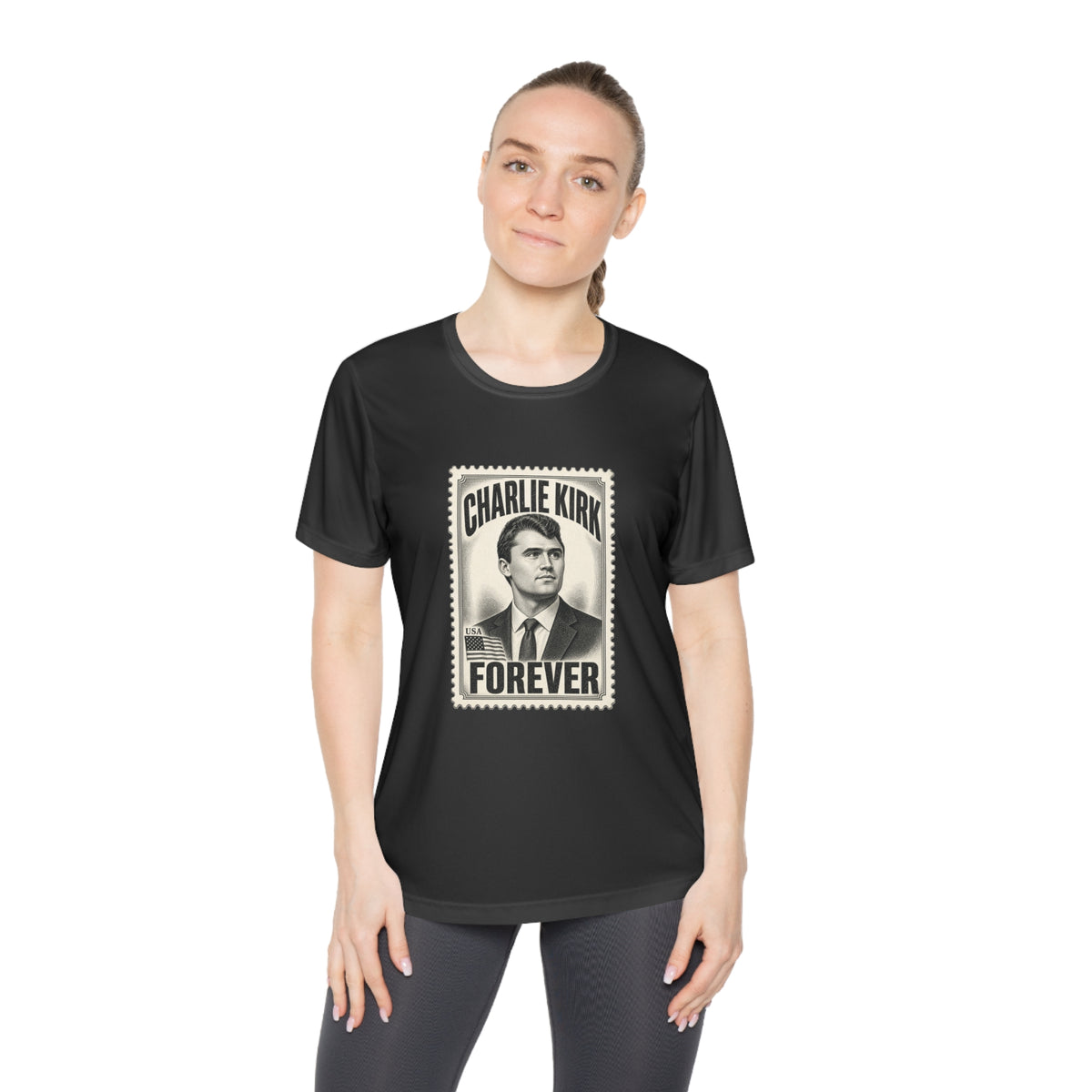 Charlie Kirk Prove Me Wrong Women's Dry-Fit Performance Tee