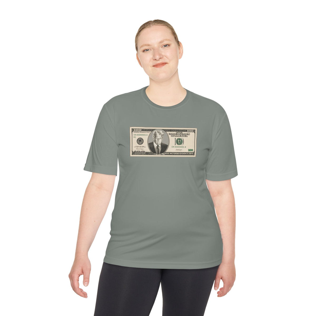 Trump $100 Bill Men's Dry-Fit Performance Tee