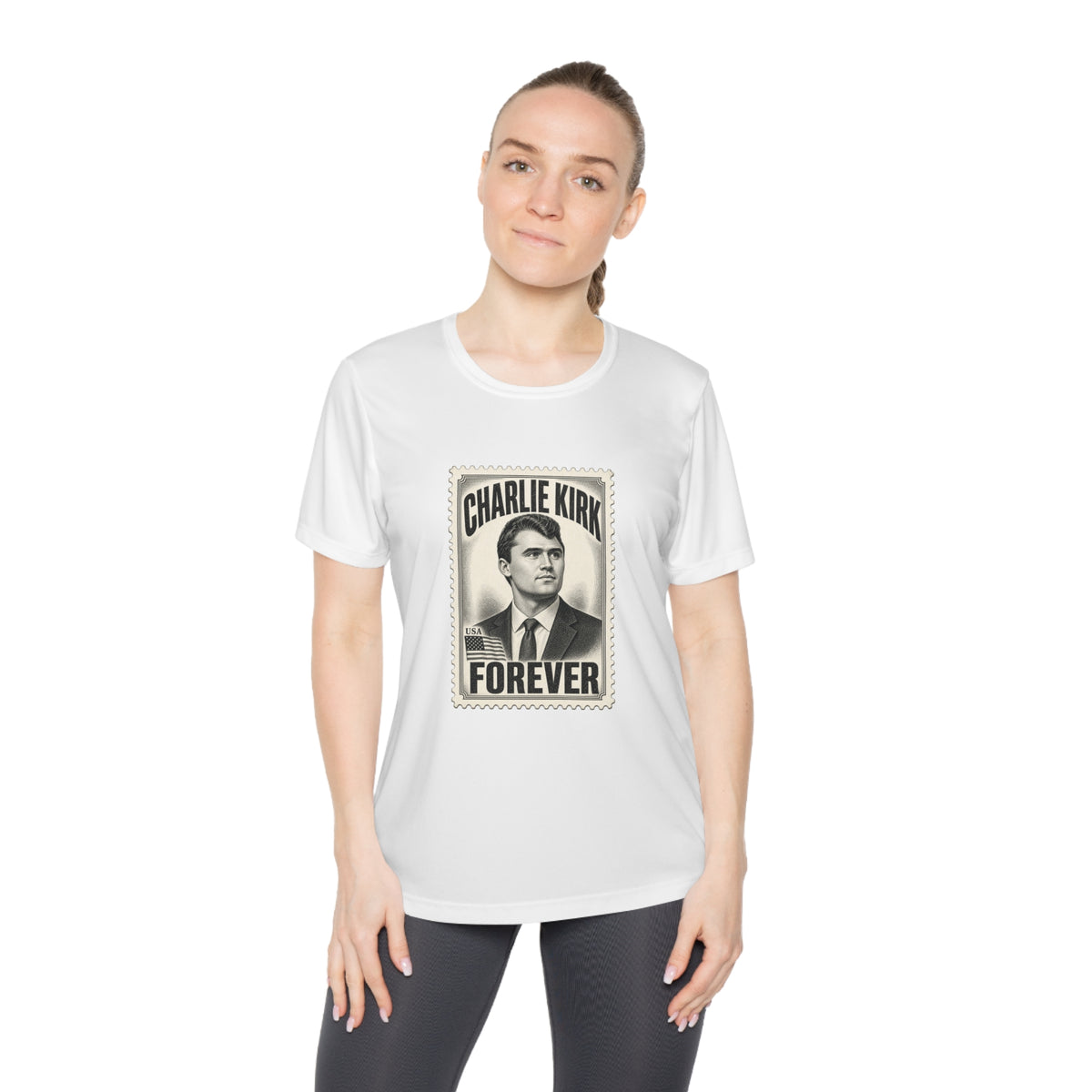 Charlie Kirk Prove Me Wrong Women's Dry-Fit Performance Tee