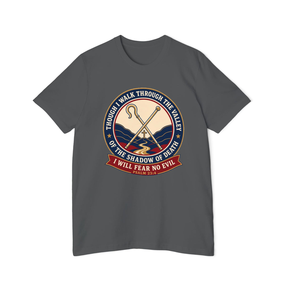 Fear No Evil Psalm 23:4 Lightweight Tee