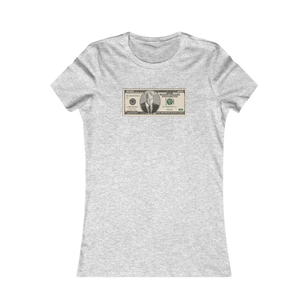 Trump $100 Bill Women's Slim Fit Tee