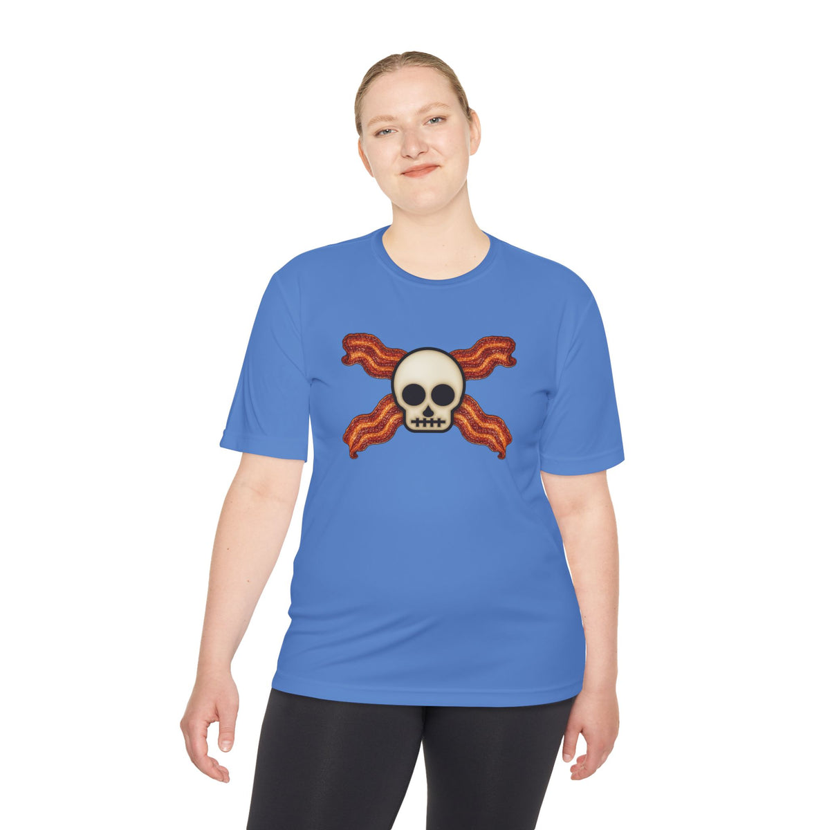 Bacon Jolly Roger Men's Dry-Fit Performance Tee