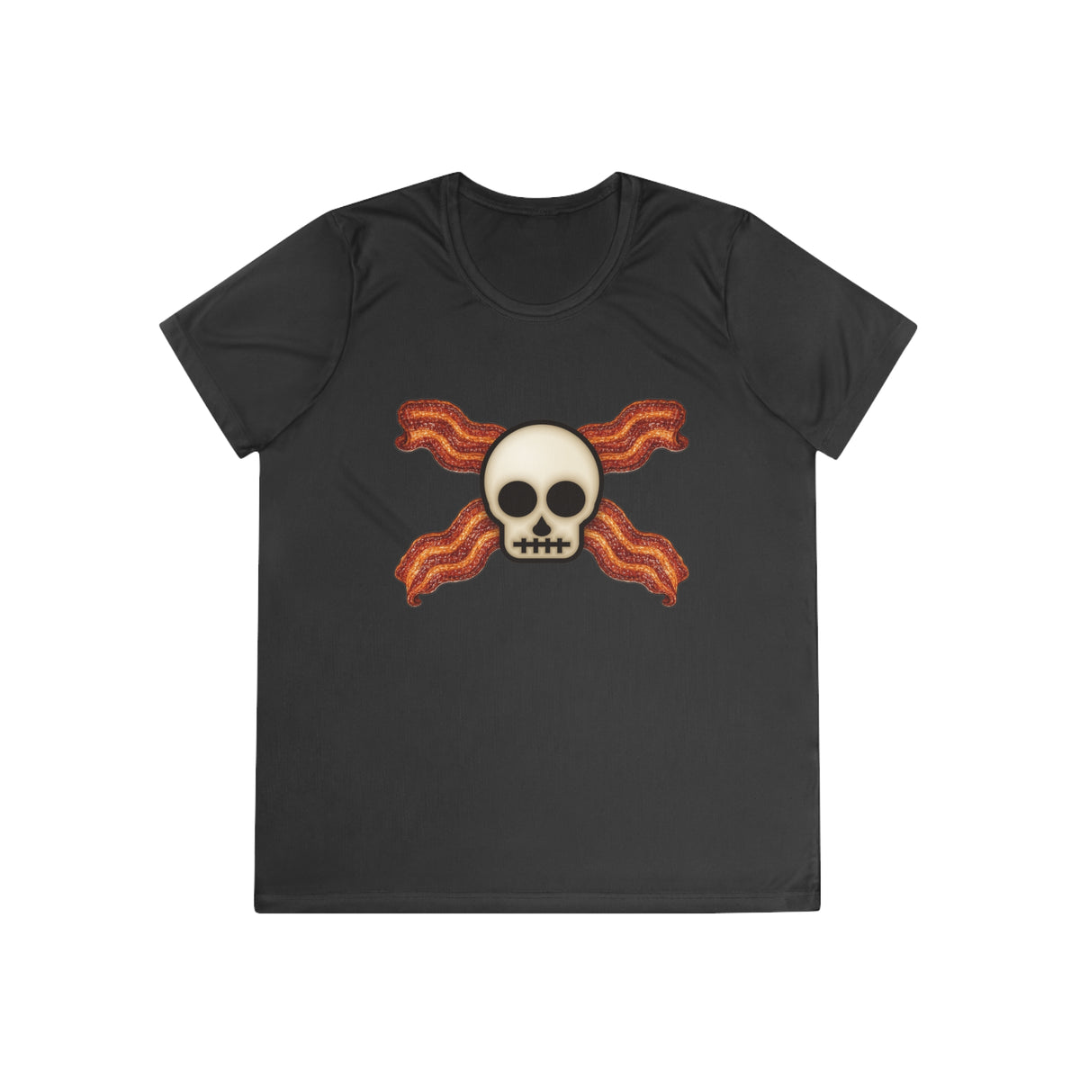 Bacon Jolly Roger Women's Dry-Fit Performance Tee