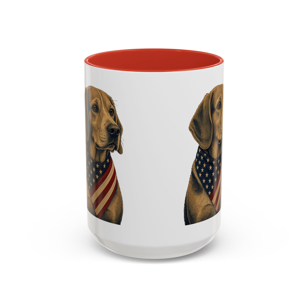 Patriotic Beagle Accent Mug