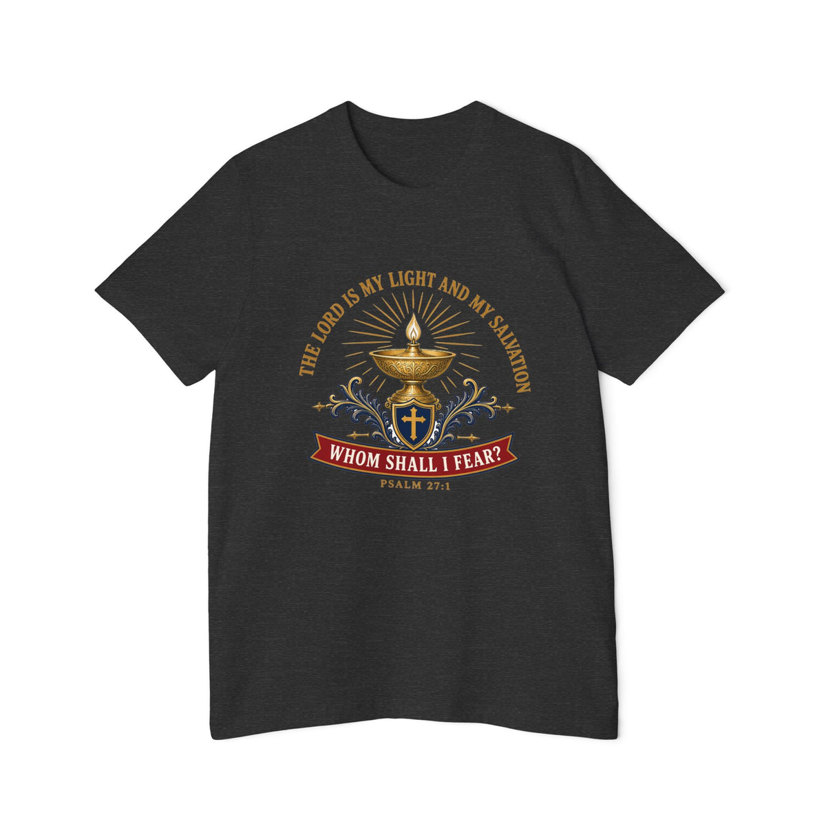 Light & Salvation Psalm 27:1 Lightweight Tee