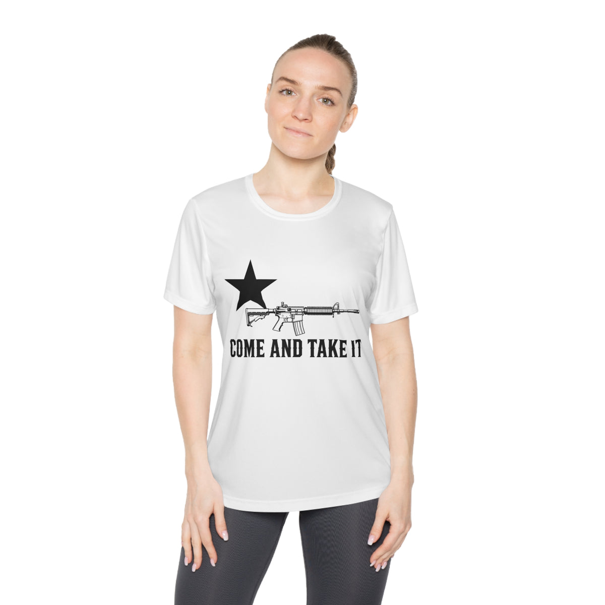 Come and Take It Rifle Women's Dry-Fit Performance Tee