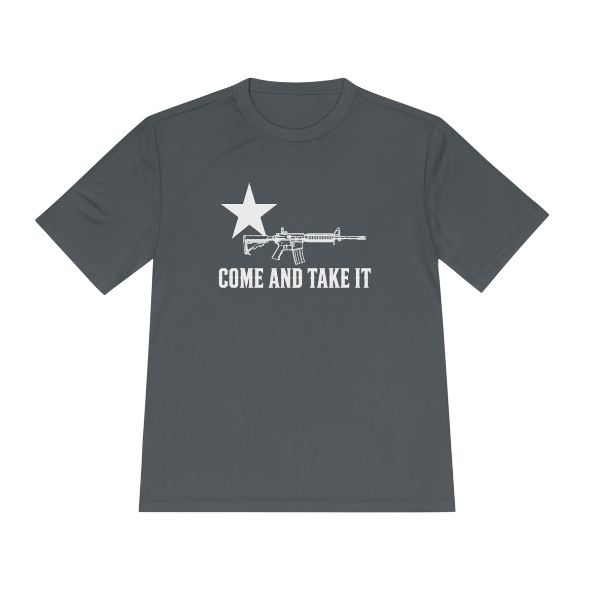 Come and Take It Rifle Men's Dry-Fit Performance Tee - Dark Colors