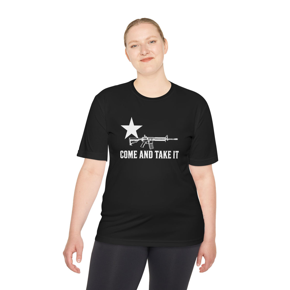 Come and Take It Rifle Men's Dry-Fit Performance Tee - Dark Colors
