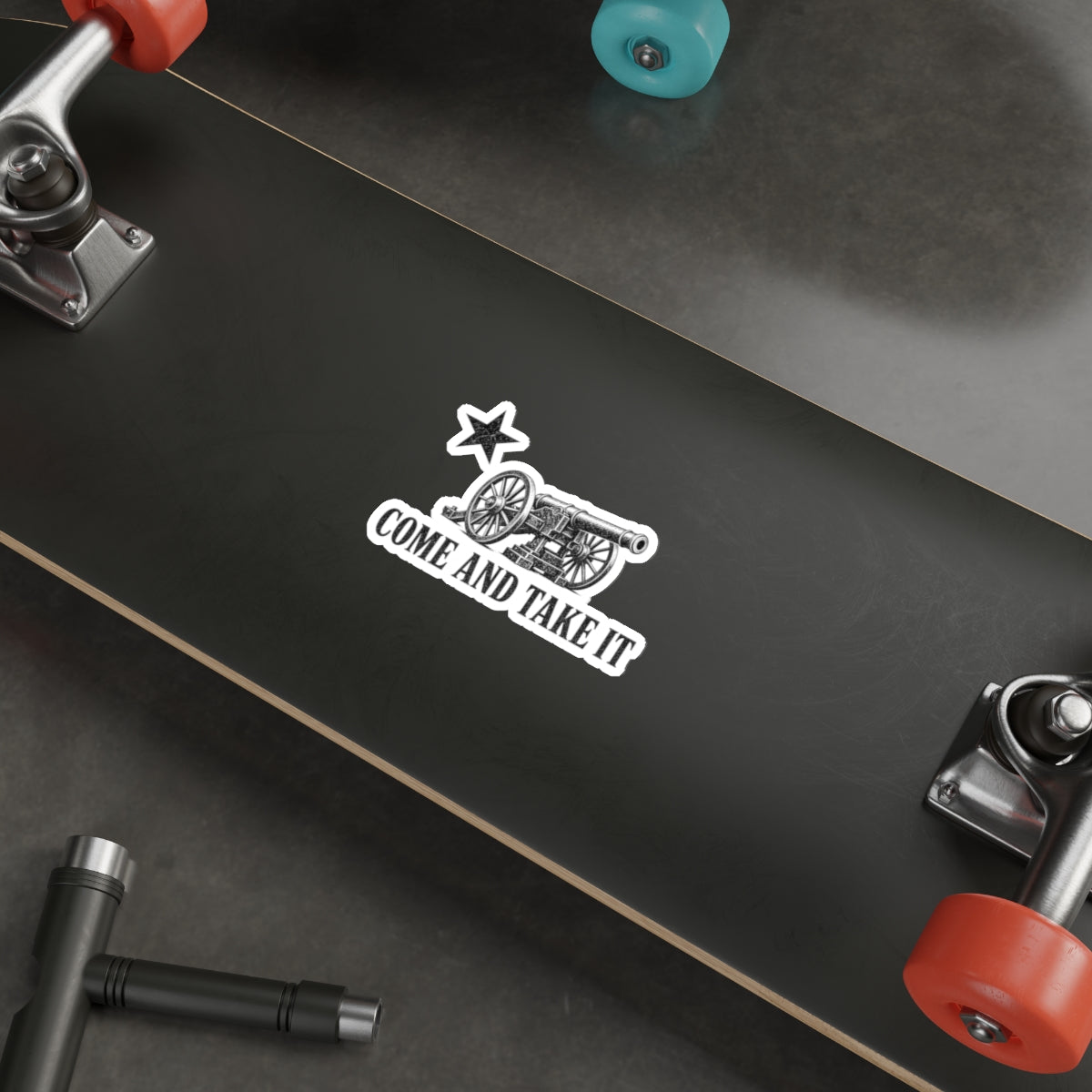Come and Take It Cannon Die-Cut Sticker