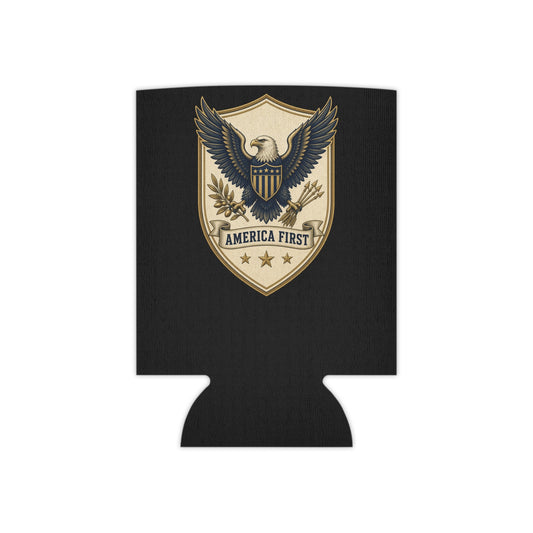 America First Badge Can Cooler