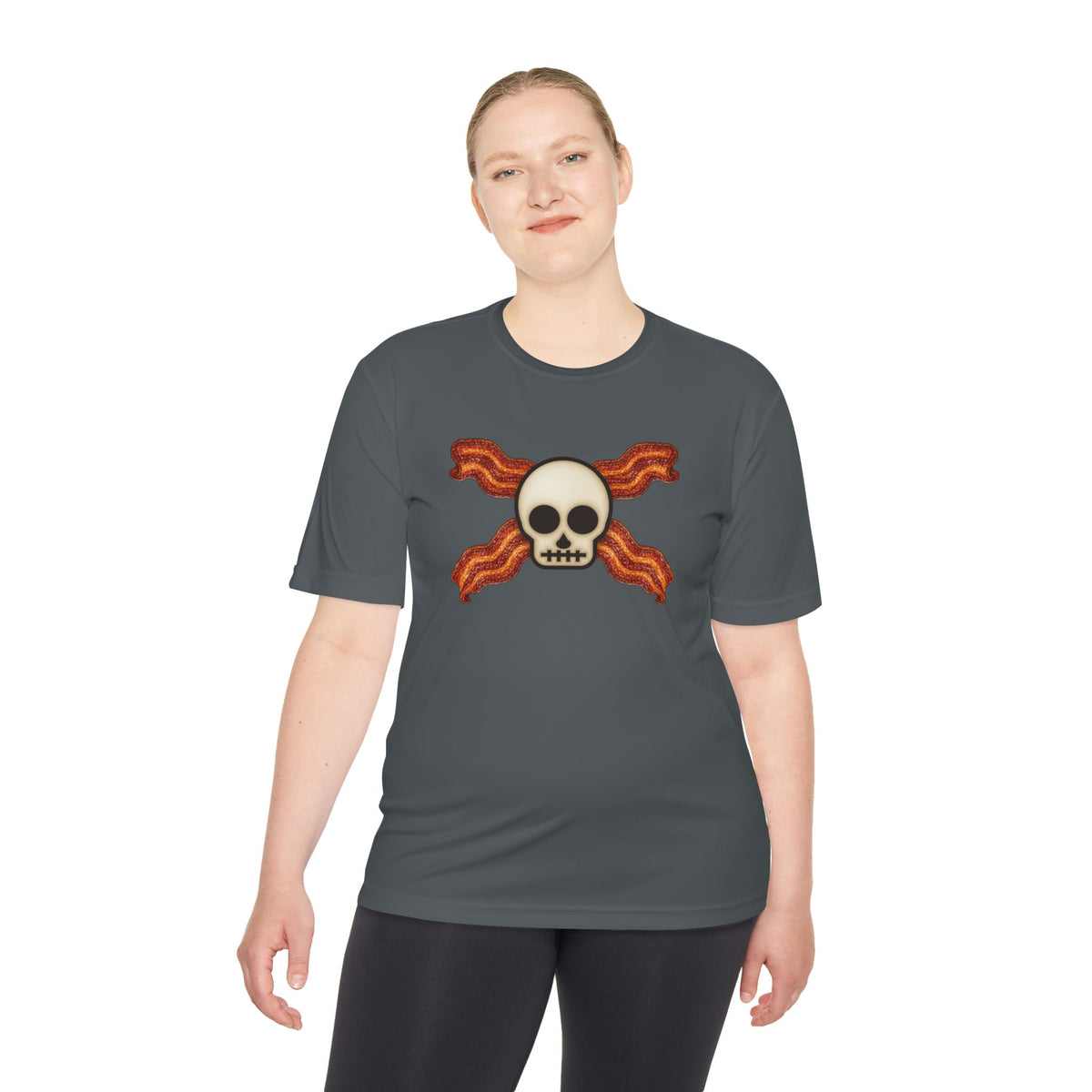 Bacon Jolly Roger Men's Dry-Fit Performance Tee