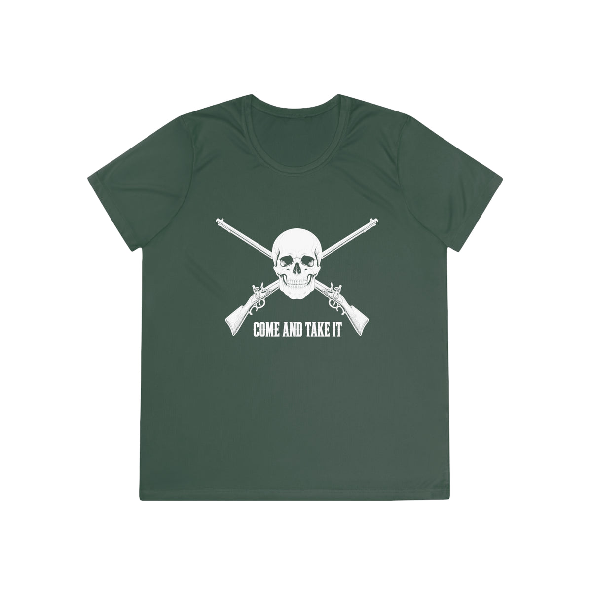 Come and Take It Jolly Roger Women's Dry-Fit Performance Tee