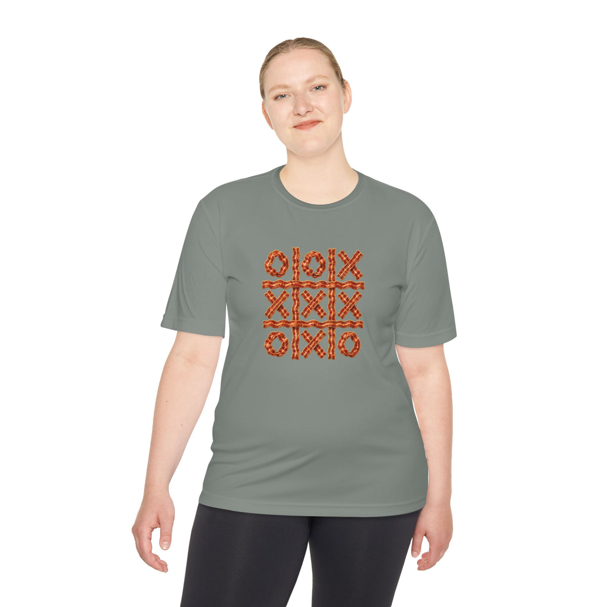 Bacon Tic-Tac-Toe Men's Dry-Fit Performance Tee
