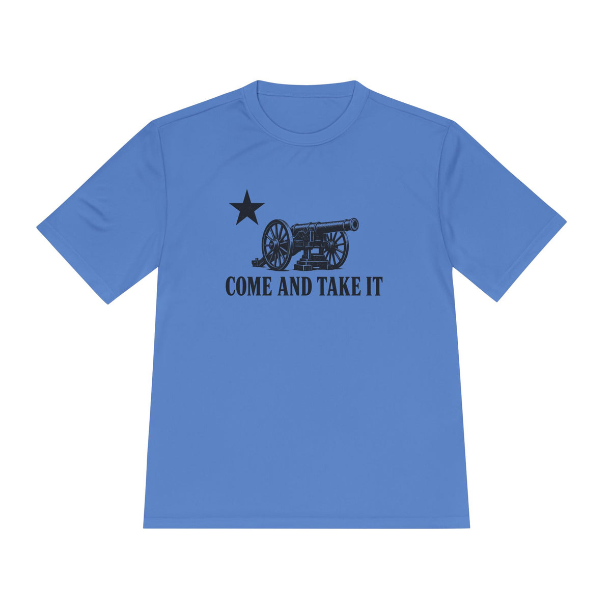 Come and Take It Cannon Men's Dry-Fit Performance Tee