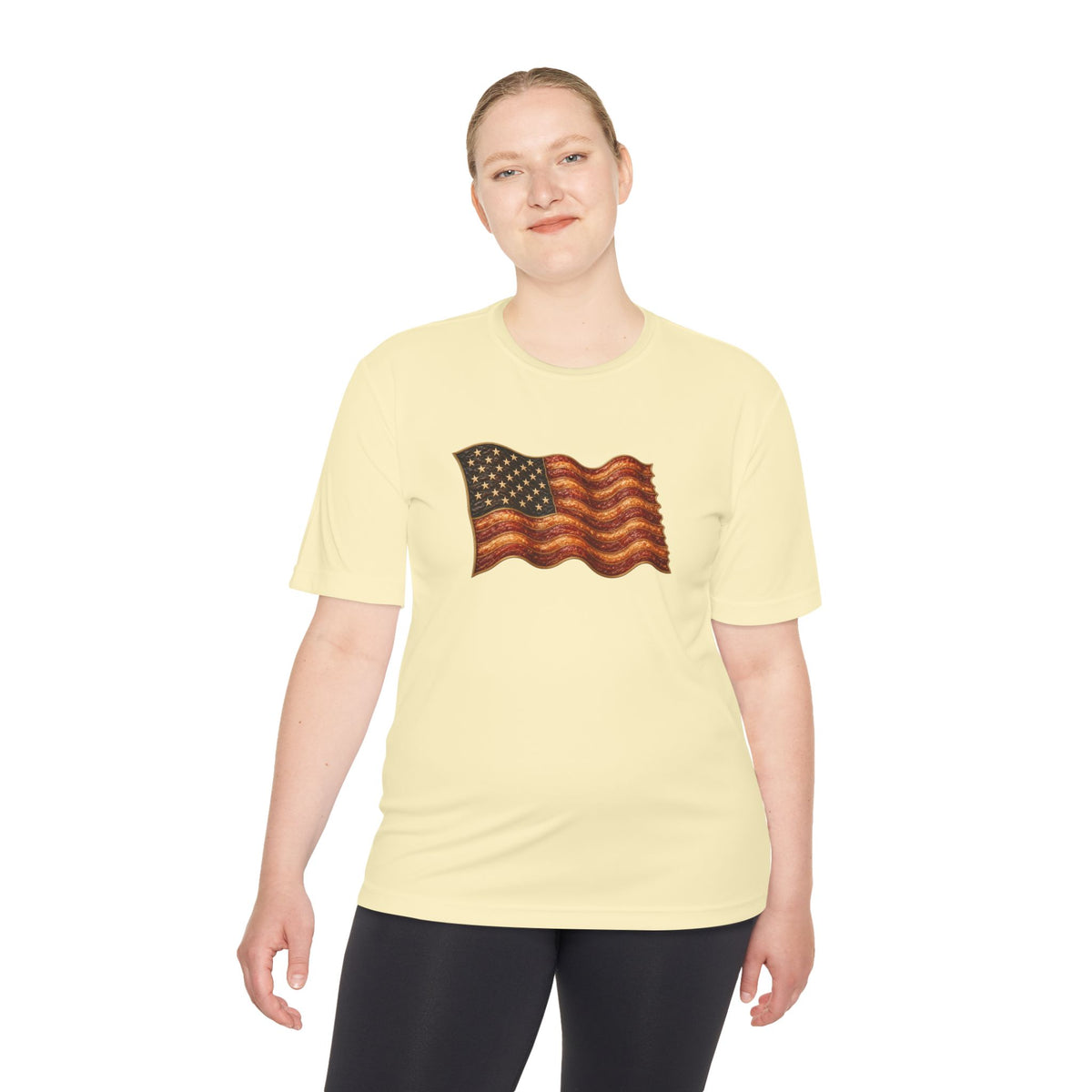 Bacon Flag Men's Dry-Fit Performance Tee