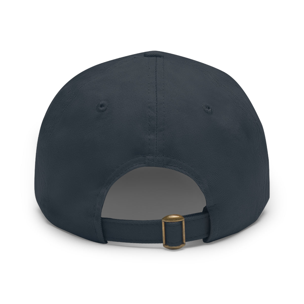 Bacon Pile Faux Leather Patch Dad Hat