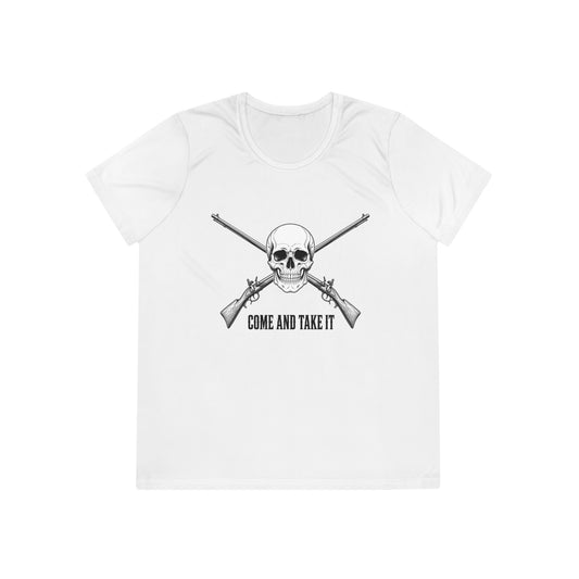 Come and Take It Jolly Roger Women's Dry-Fit Performance Tee