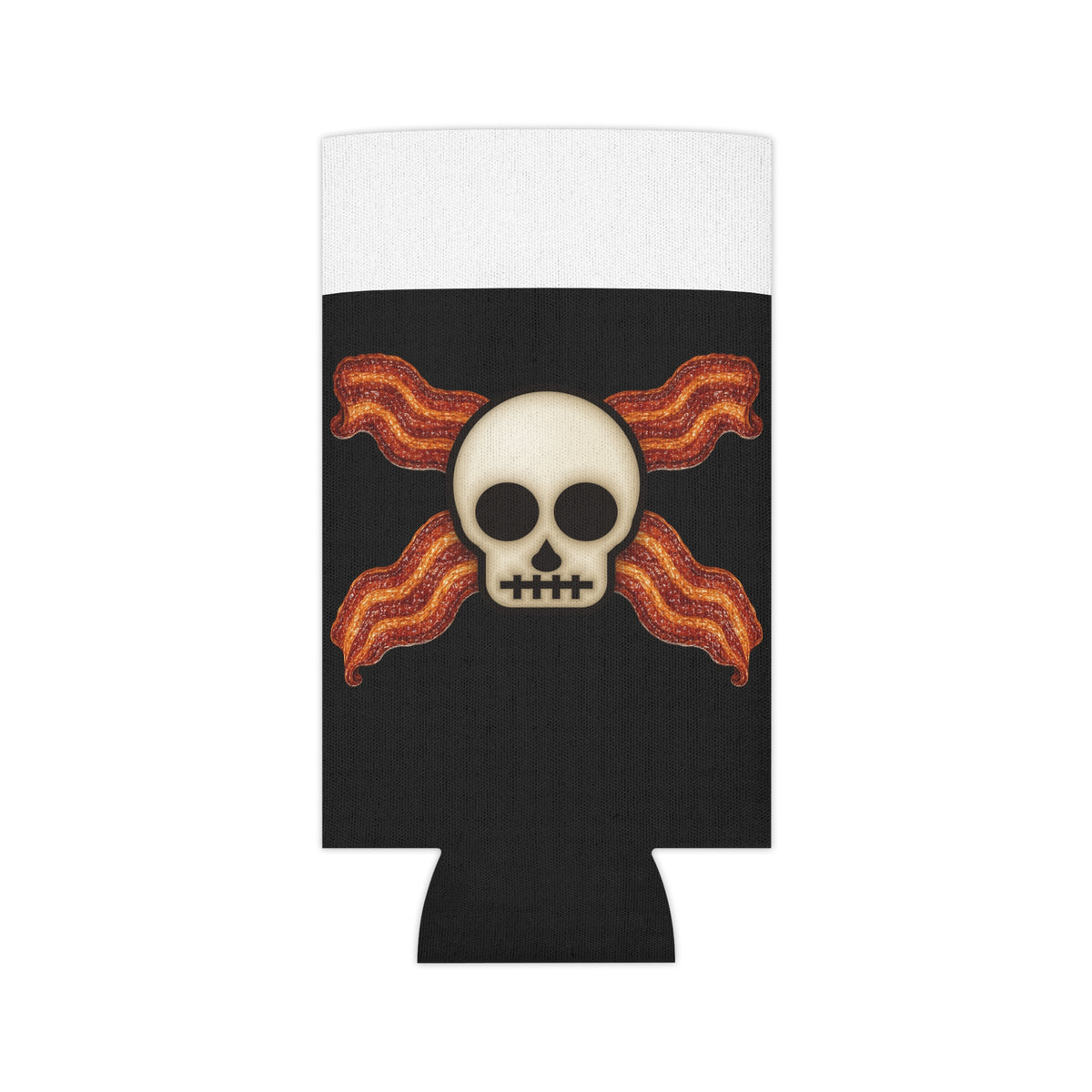 Bacon Jolly Roger Can Cooler